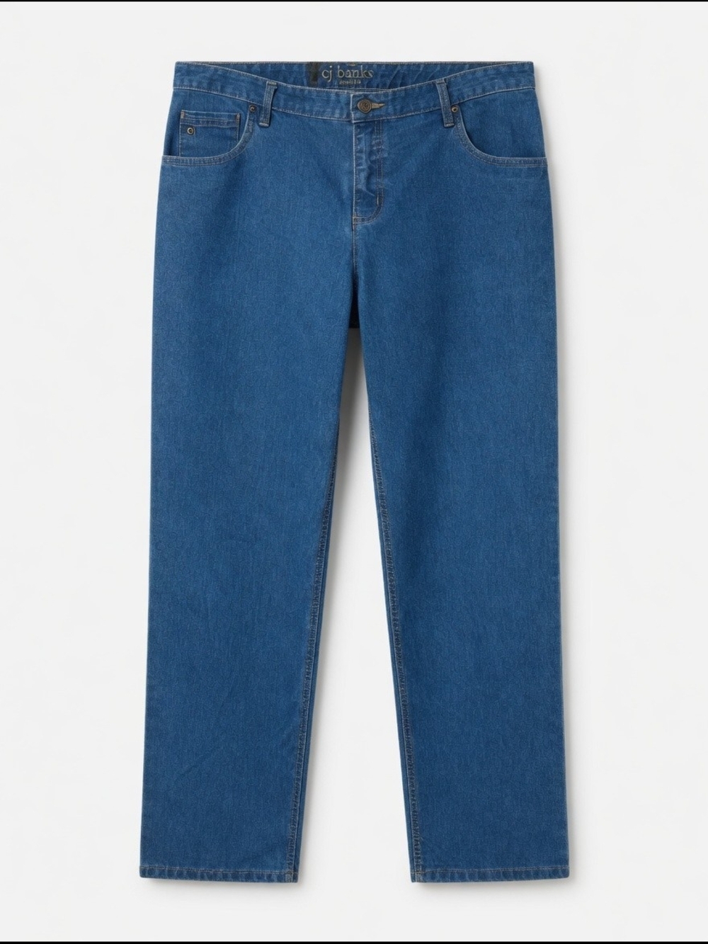Women's Size 14 CJ Banks Blue Straight-Leg Women's Jeans